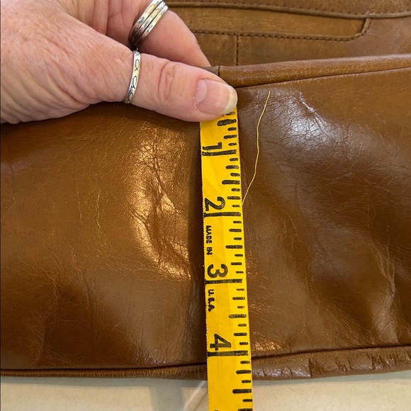 HOBO AVON LEATHER SIDE POCKET BROWN SHOULDER BAG - Picture 13 of 14